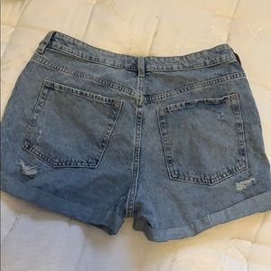 High Waisted Jean Shorts